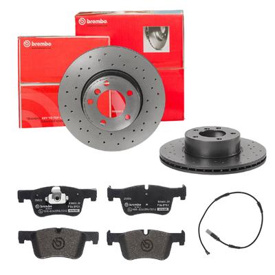 BREMBO Bremsensatz-Vorderachse XTRA LINE sk8k0f5fh4 Vorderachse Gelocht/innenbel. 312mm 24mm für BMW