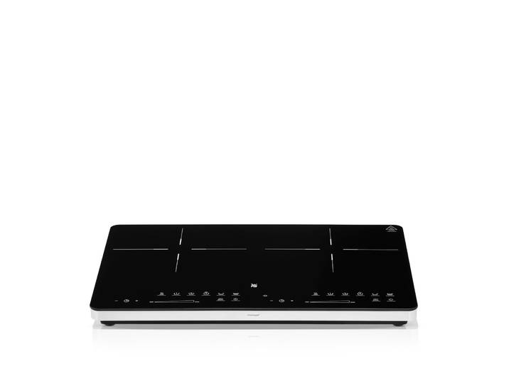 WMF Doppel-Induktionskochplatte Kult X Doppel , schwarz, B:59cm H:4,8cm T:38,5cm, Kochplatten