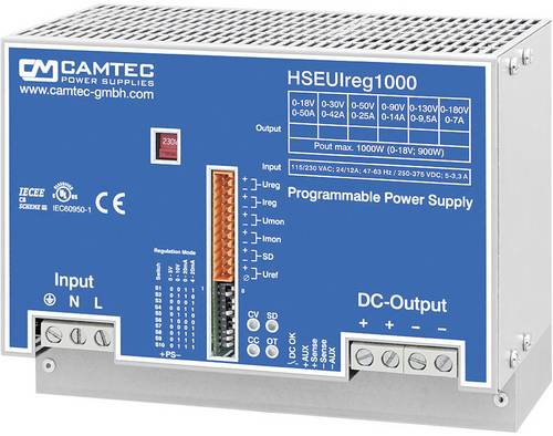 Camtec HSEUIreg10001.30T Labornetzgerät, einstellbar 0 - 30 0 - 42A 1008W Anzahl Ausgänge 1