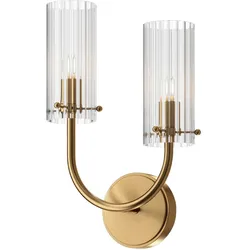 Wandleuchte Arco Messingfarben max. 40 Watt Wandlampe