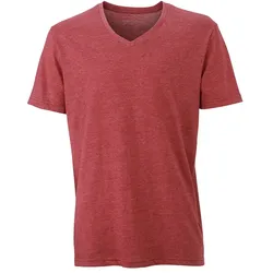 Heather T-Shirt "JN974" - 3XL - wine-melange