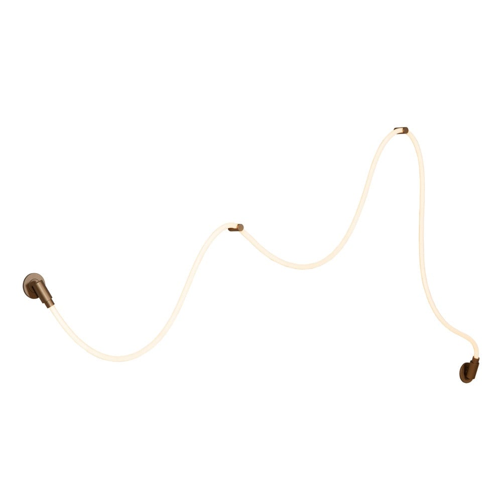 Lucide Vibes Janderin Wandlamp met LED, Dimbare CCT en Bewegingssensor, Goud/Messing