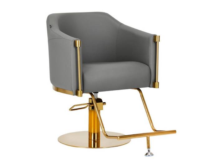 Gabbiano Friseurstuhl Friseurstuhl Burgos Gold Grau
