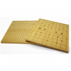 Klassik Games Xiang-Qi - chinesisches Schachbrett und Go Brett ca. 47x44,5cm 292653