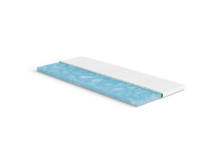 Meisterschlaf Gelschaum Topper 120x200 cm – Weiches Liegegefühl – RG 50 – Oeko-TEX® Standard 100 – Bezug waschbar bei 60°C – ideal bei harten Matratzen – gegen Rückenschmerzen – Made in Germany