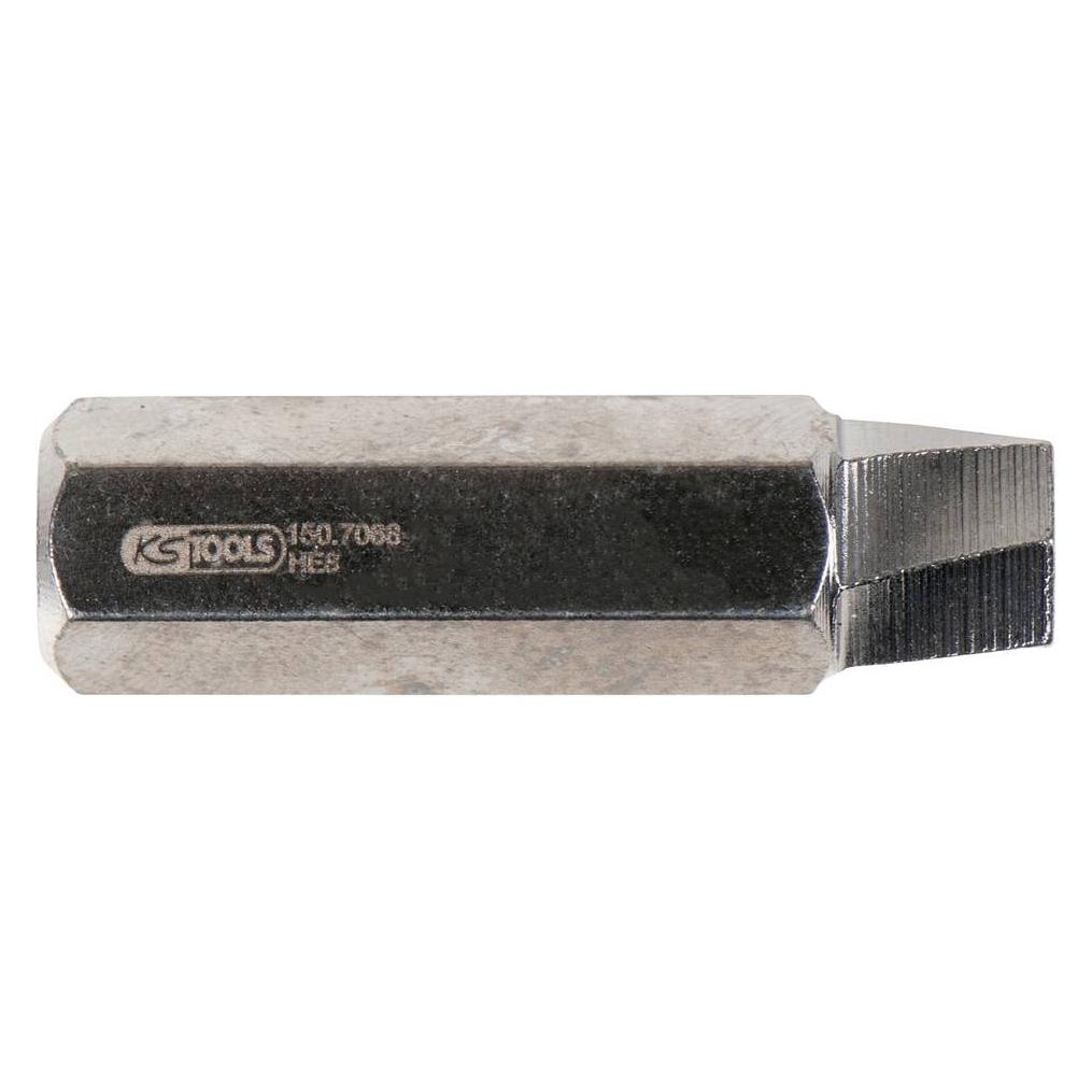 KS Tools 10 mm Spezial-Innensechskant-Schrauben-Ausdreher-Bit, HE 8 (Innensechskant) (150.7068)
