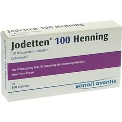 Jodetten 100 Henning 100 Mikrogramm 100 St Tabletten