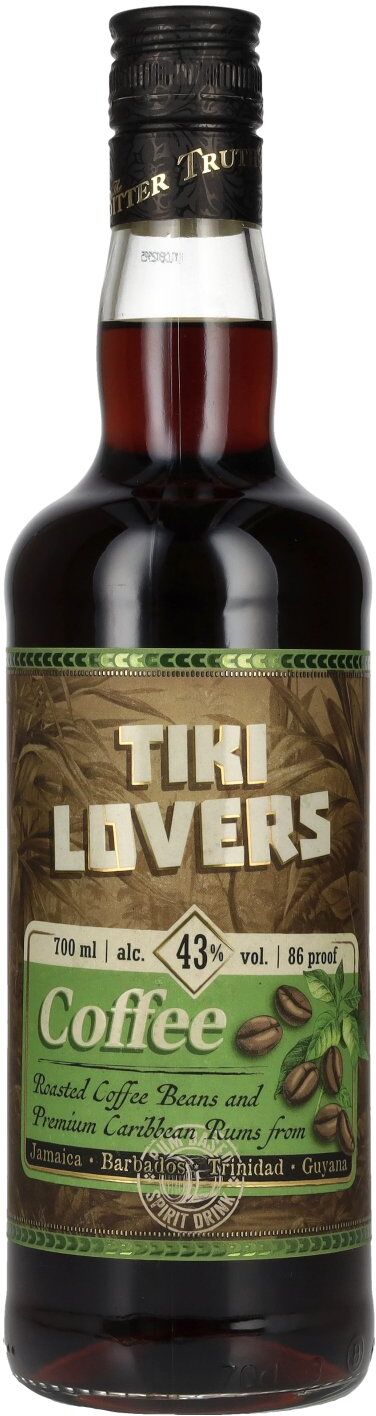 Tiki Lovers Rum Tiki Lovers Coffee Spirit Drink 43% Vol. 0,7l