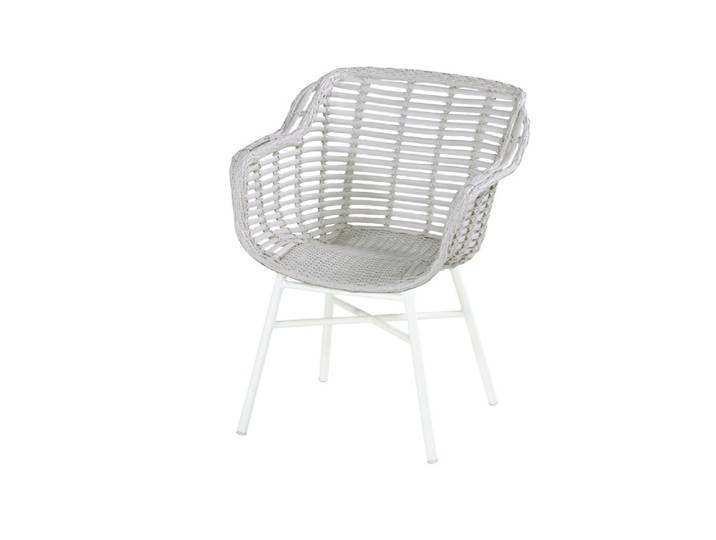 2er Set Hartman Cecilia Dining Stuhl Aluminium/Geflecht ohne Kissen