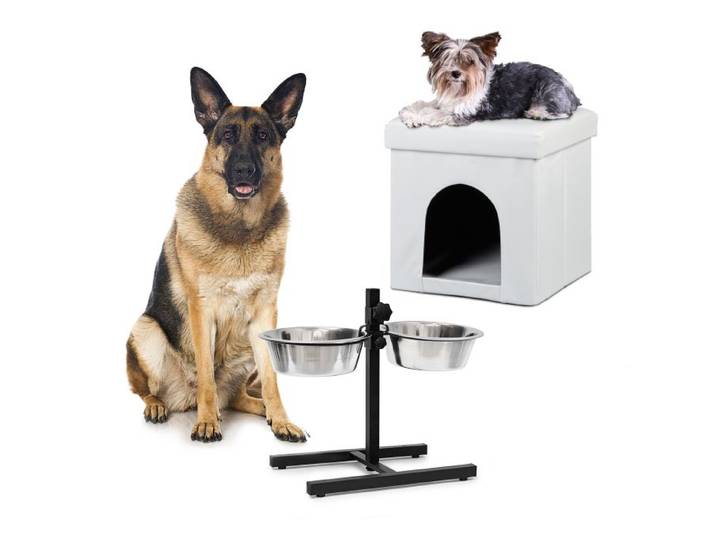 Relaxdays 2-tlg. Hunde Set