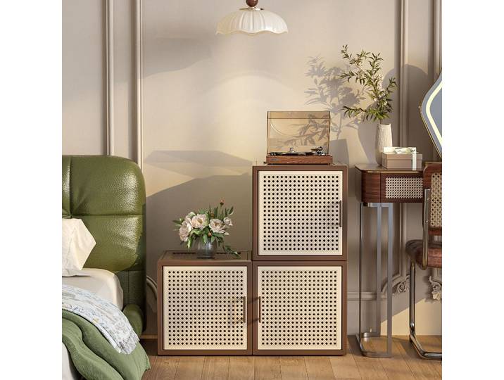 Armoire de rangement stable grande capacité, casier multifonctionnel, bibliothèque pliable pour salon, armoire combinée