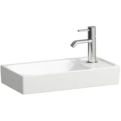 Laufen Meda Handwaschbecken H8151130001121 46x23,5cm, unterbaufähig, ohne Überlauf, ohne Hahnloch, weiß