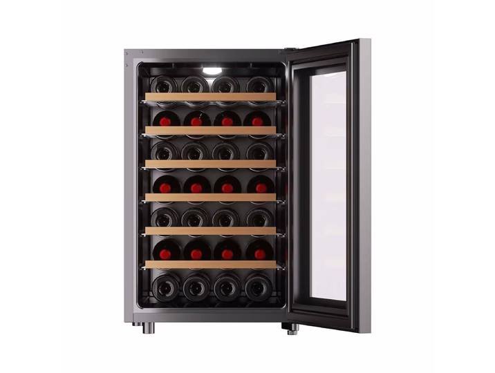 Climadiff CUVEE28 Weinkühlschrank – Weinkühlschrank freistehend – schwarz
