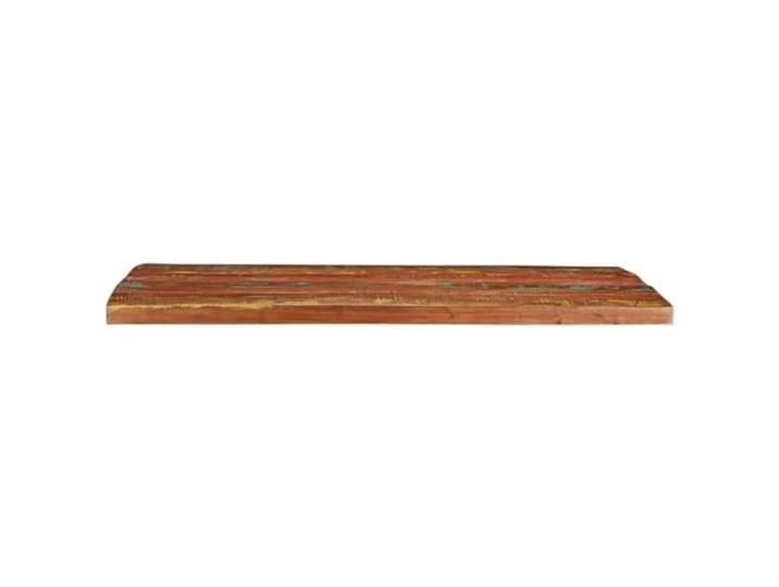 KTHLBRH Tischplatte 100 x 80 x 2,5 cm, rechteckig, aus Massivholz, Erholung Einzigartiges Recyclingholz, gemischte Farben, leicht zu reinigen, für Zuhause oder gewerbliche Nutzung