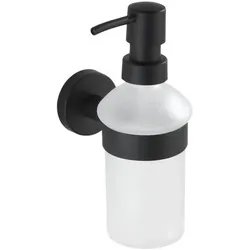 Wenko Seifenspender »Bosio« 200 ml schwarz, 7x18x11 cm