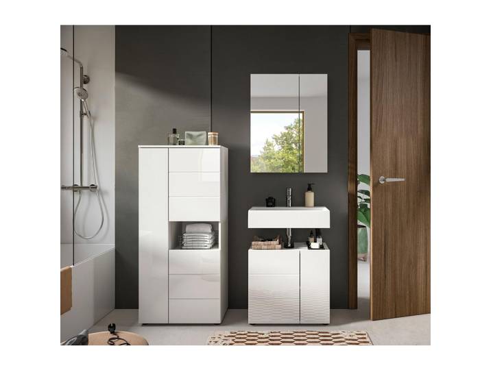 BADEZIMMER Vira Weiß B: 120 cm