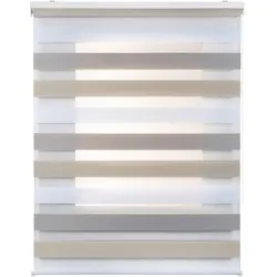 DOPPELROLLO Dreifarbig 80X250