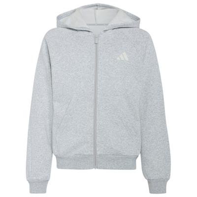 adidas - Kid's Seasonals Collegiate Typography Full Zip - Sweat- & Trainingsjacke Gr 164 grau