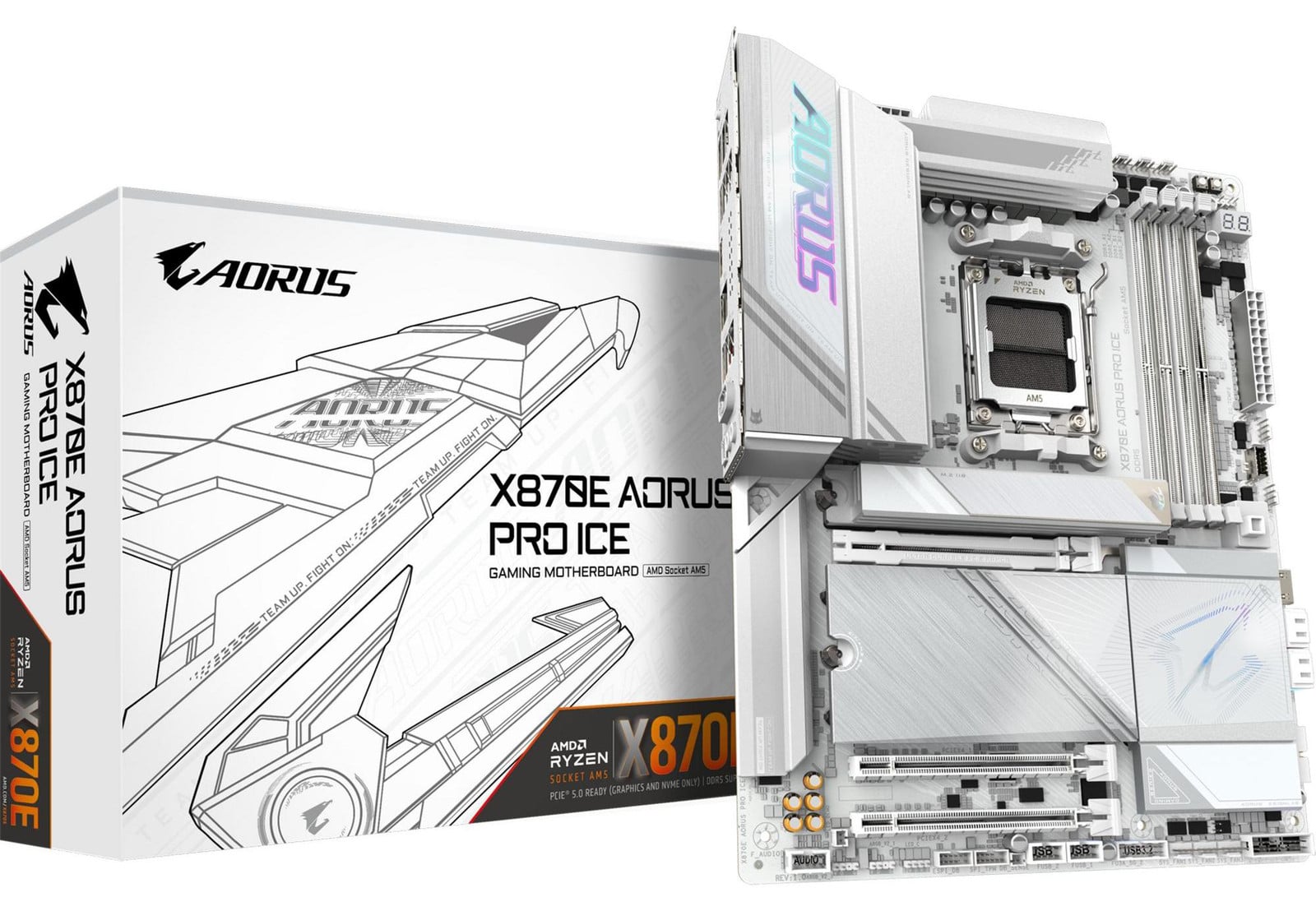 GIGABYTE X870E AORUS PRO ICE Motherboard