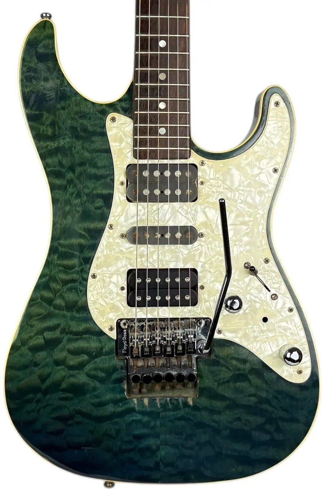 Schecter Japan SD-2-22 HSH   Trans Green - Refurbished