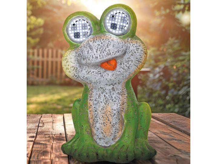 LED-Wegeleuchte Froggel 11 x 18 x 11cm Grün