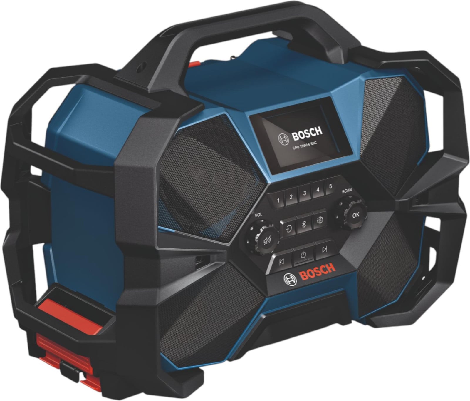 Bosch Professional GPB 18VH-6 SRC Baustellenradio blau