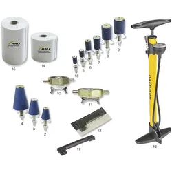Prüfstück RAU ZPP 1/2'' ø: 14,5mm 4 bar mit Pneumatikanschluss (zylindrisch)