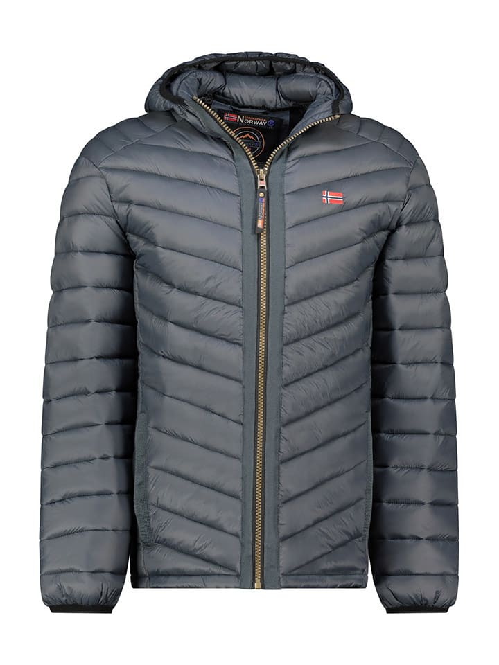 Geographical Norway Steppjacke "Carliti" in Dunkelgrau - S