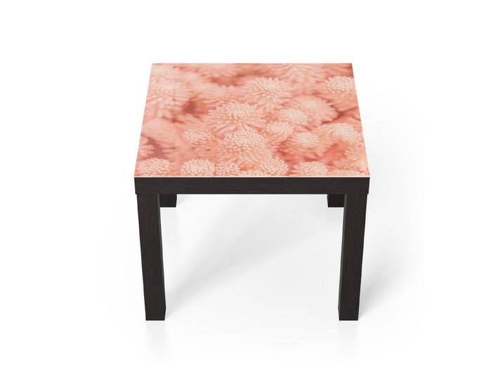 DEQORI Couchtisch 'Rosige Texturen', Glas Beistelltisch Glastisch modern