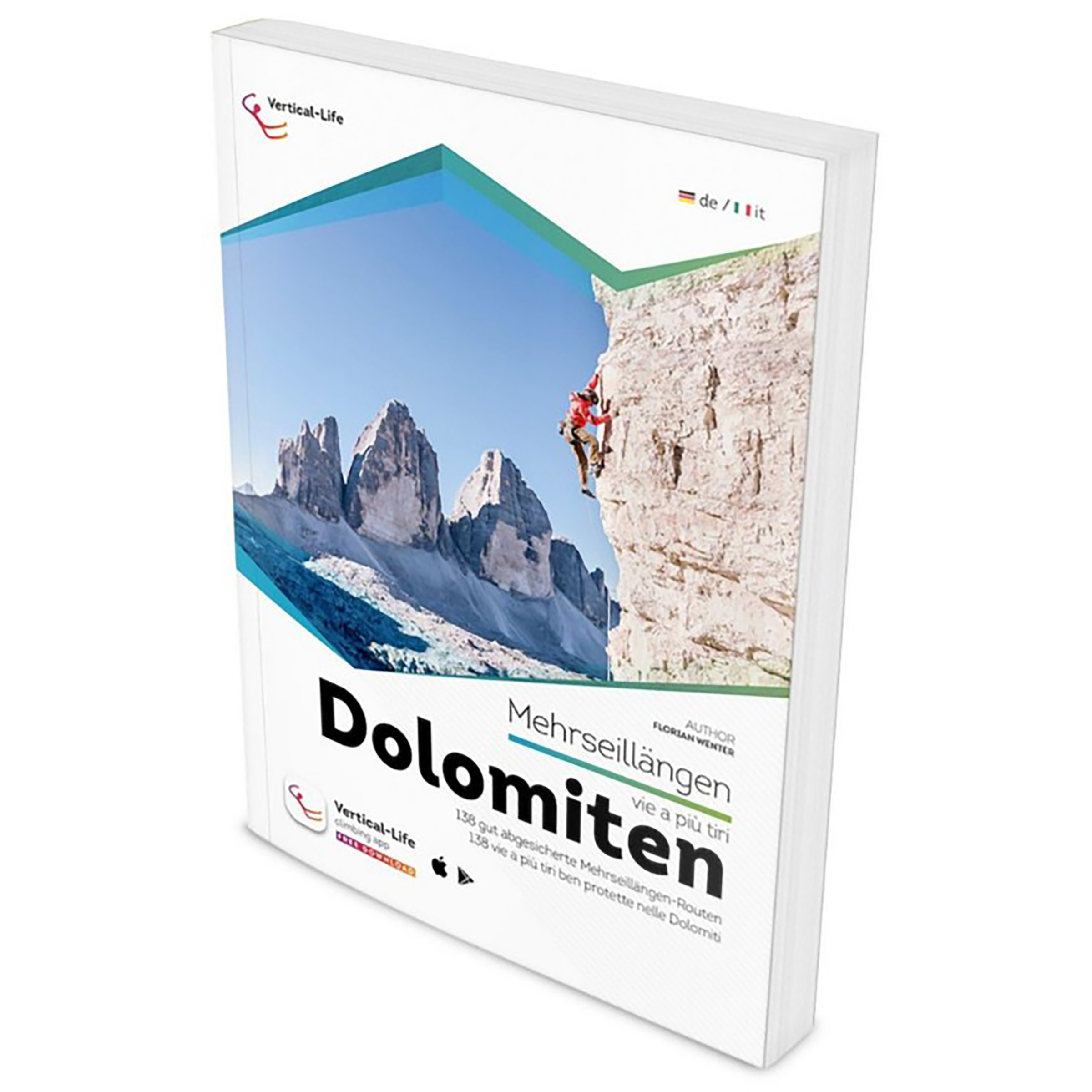 Vertical-Life Dolomiten Mehrseillängen Kletterführer Kletterführer blau