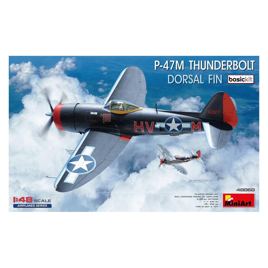 Mini art P-47M Thunderbolt. Dorsal Fin. Basic Kit (48060)