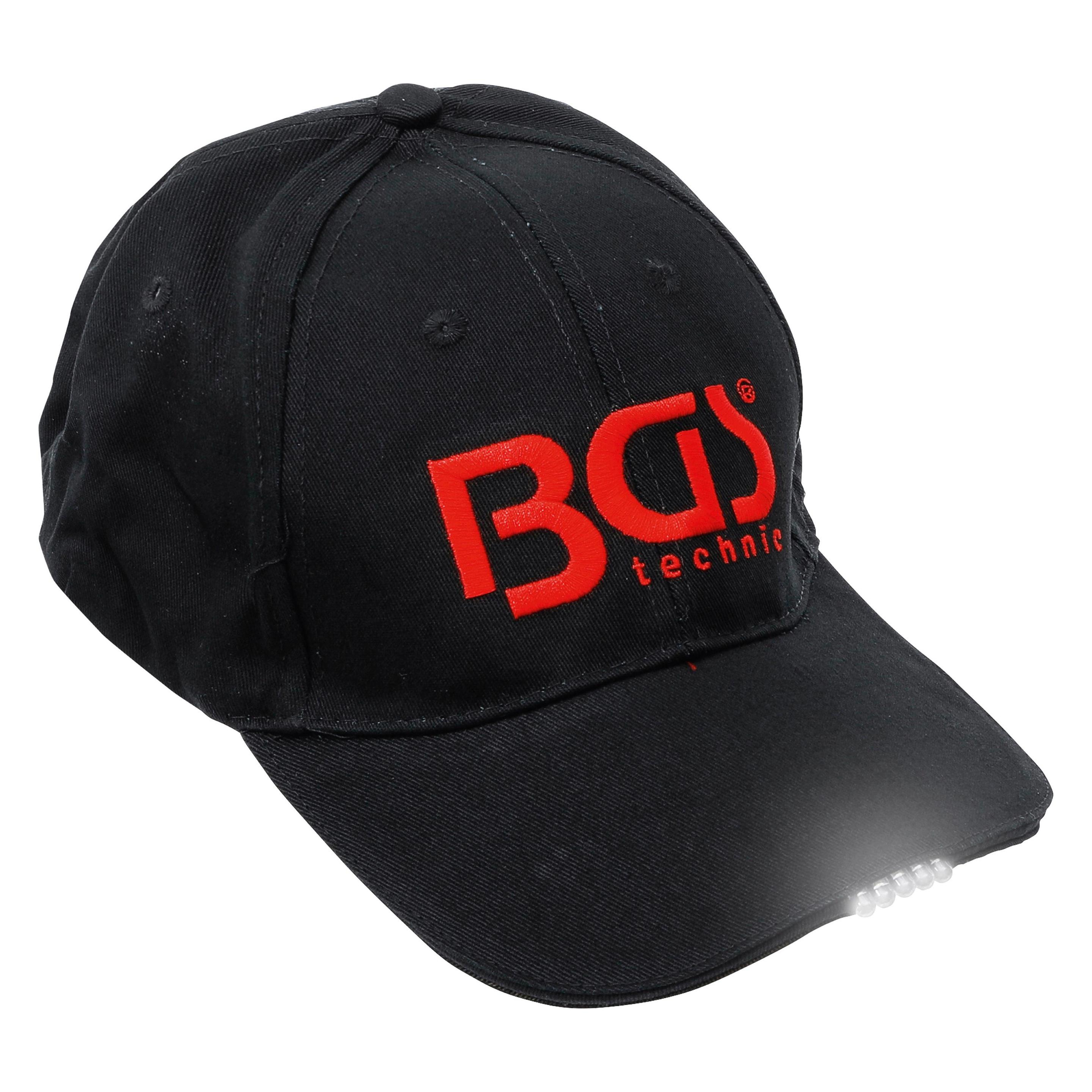 BGS Baseballkappe | mit LED-Leuchte (213 lm) (9897)