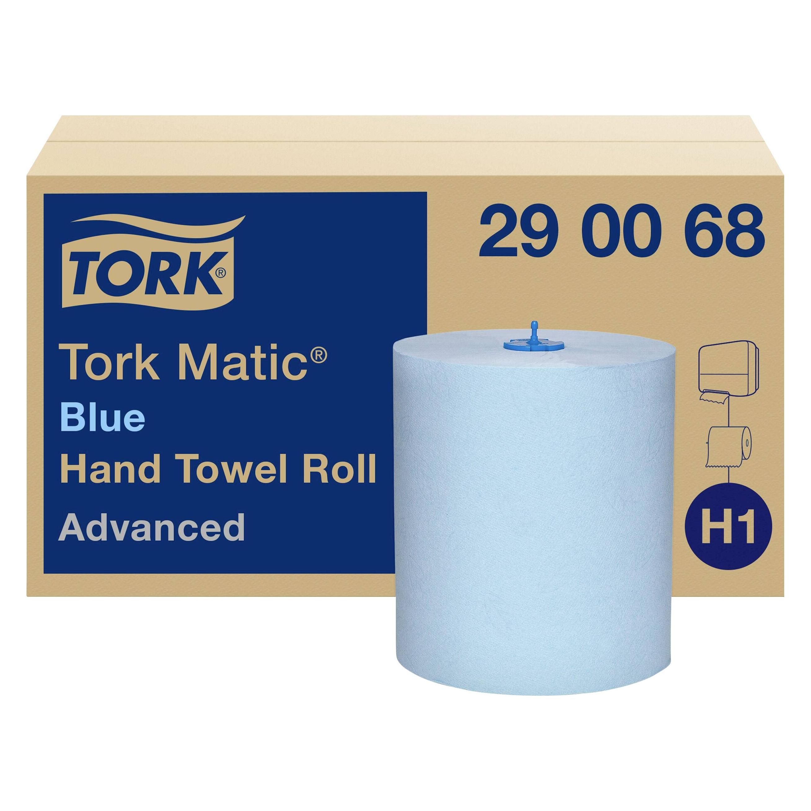 Tork Rollenhandtuch Advanced Hybrid 2-lagig blau (150m) (1x) (290068)