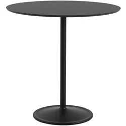 Muuto Soft Tisch, höhe 95 cm, schwarz nanolaminat / schwarz