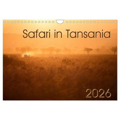 Safari in Tansania (Wandkalender 2026 DIN A4 quer), CALVENDO Monatskalender