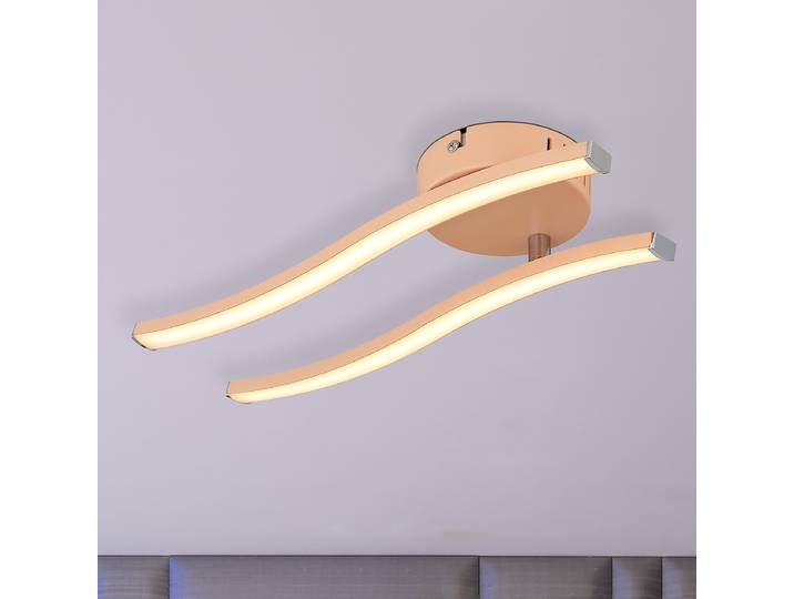 Plafonnier LED Tyler 10 x 7 x 52cm Blanc/Orange/Orange Matériau : Matière plastique Type de matière synthétique : Verre acrylique LED
