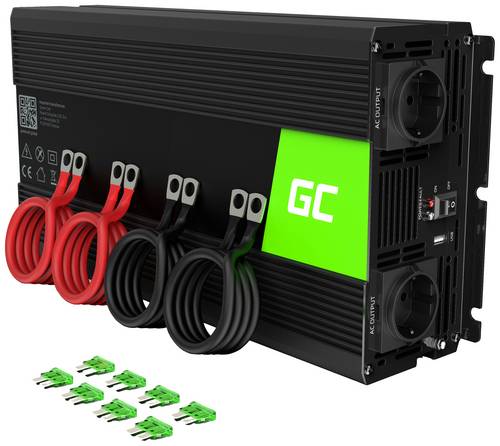 Green Cell Wechselrichter INV15 3000W 12V - 230V