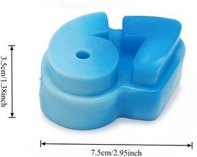 Perfect Picks Market Series Maltose Squishy Fidget Toy Stress Relief Squeeze Toy For Kids & Adults 1pc blue