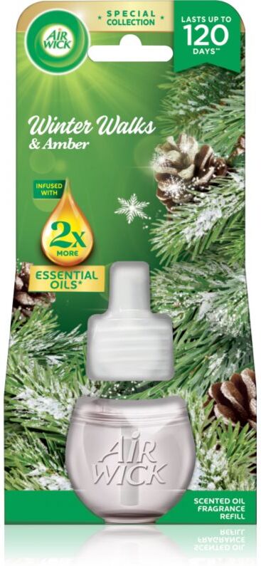 Air Wick Winter Walks&Amber recharge de diffuseur électrique 19 ml