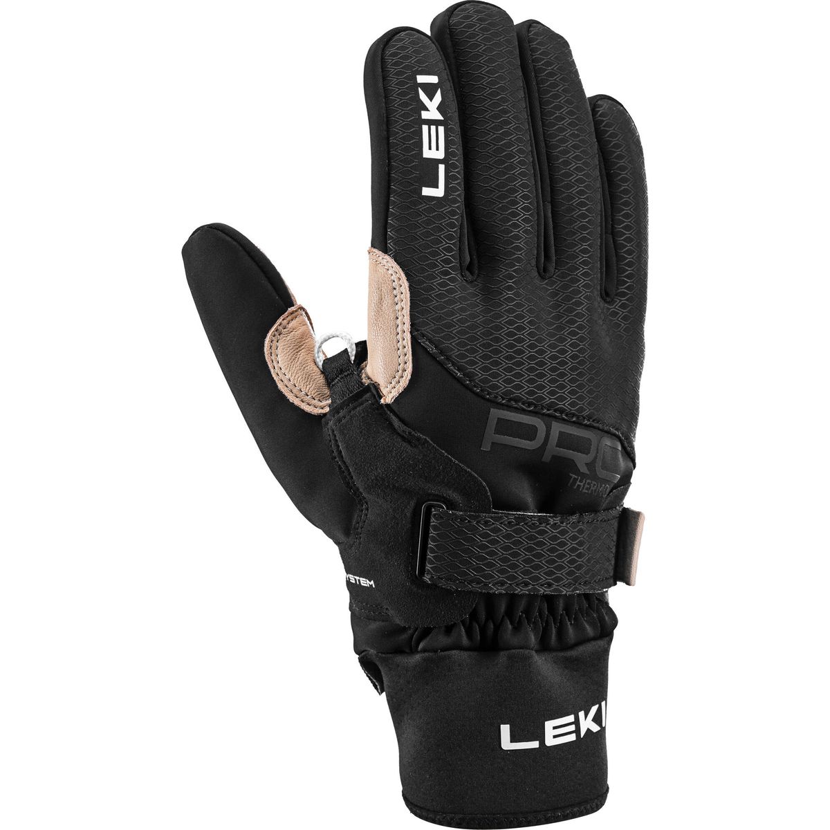 LEKI PRC Premium Thermoplus Shark black-sand (1) 8.0 655904301080