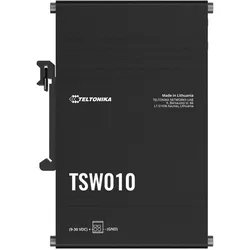 "Switch réseau ethernet industriel Teltonika TSW010 - 5 ports" (5 Ports), Netzwerk Switch, Schwarz