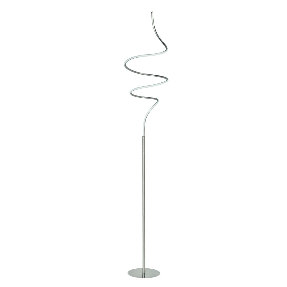 Highlight Design vloerlamp Curle nikkel zilver Ø 35cm