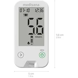 medisana Blutzuckermessgerät »MediTouch 2 + Starter-Set«