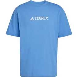adidas TERREX Classic Logo T-Shirt Herren JZ1167 - ray blue L
