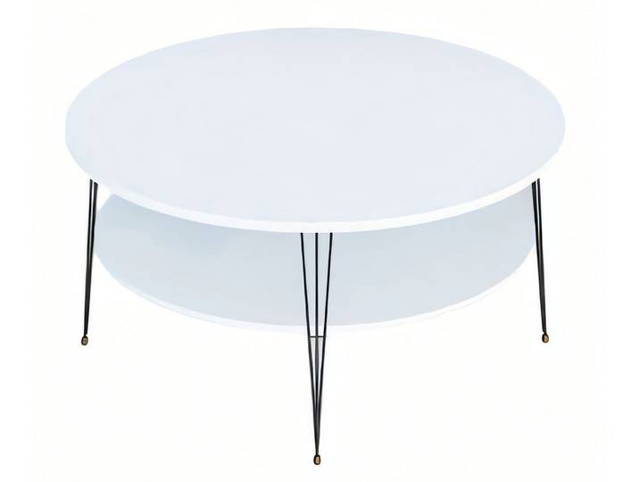 JVmoebel Couchtisch Moderner weißer Holz-Couchtisch mit minimalistischer Linienführung (Packung), Made in Europe