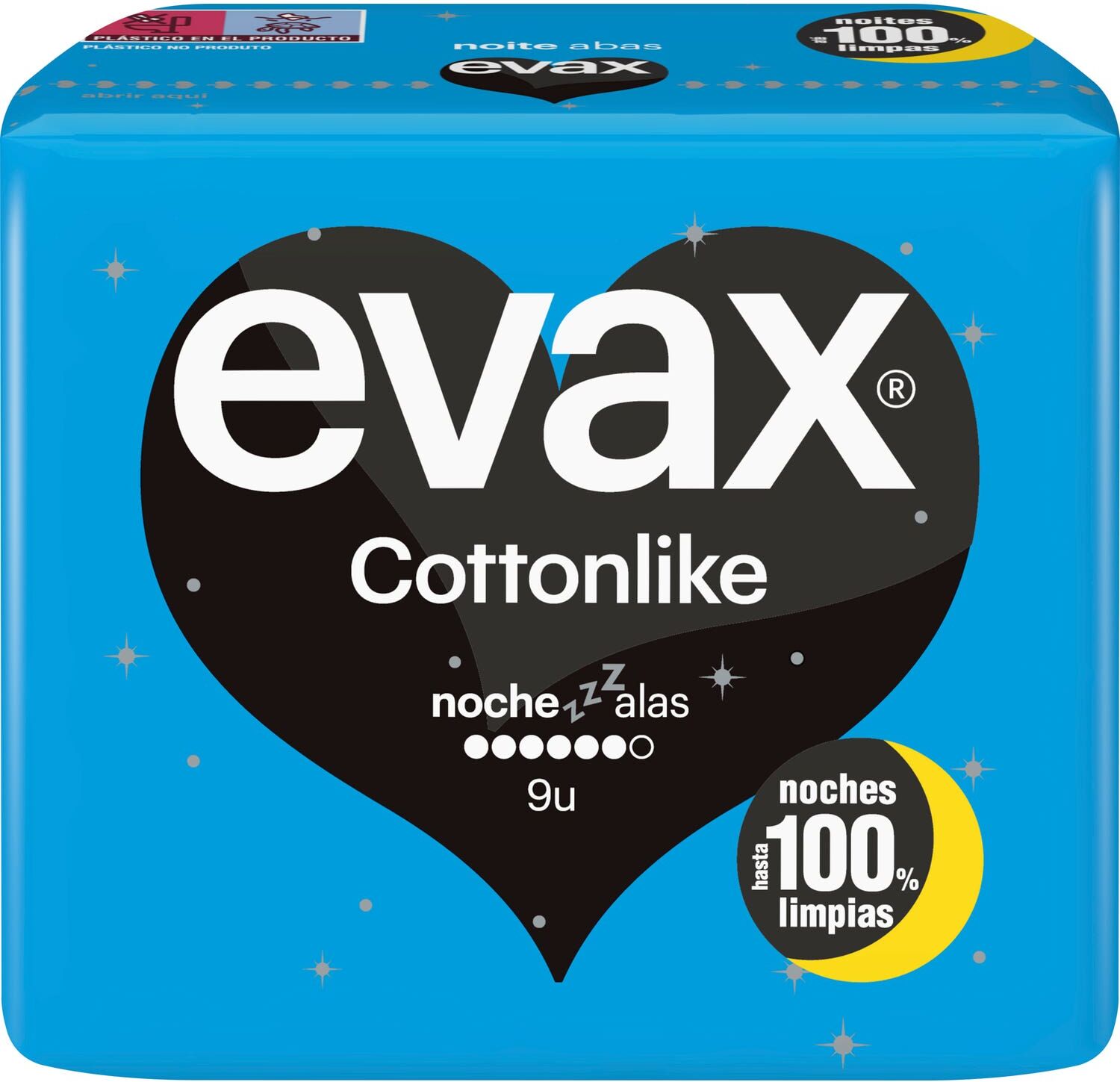 Evax Cottonlike Compresas Alas Noche 9uds