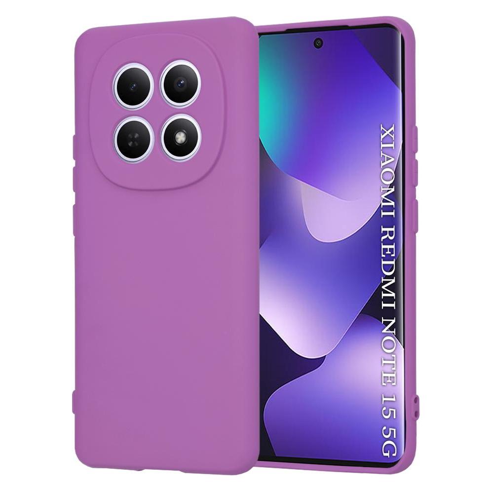 Techsuit - SoftFlex - Xiaomi Redmi Note 15 5G / Note 15 4G / Poco M8 5G - Purple (Xiaomi Redmi Note 15 5G, Xiaomi Redmi Note 15 Pro 4G) (66450845)