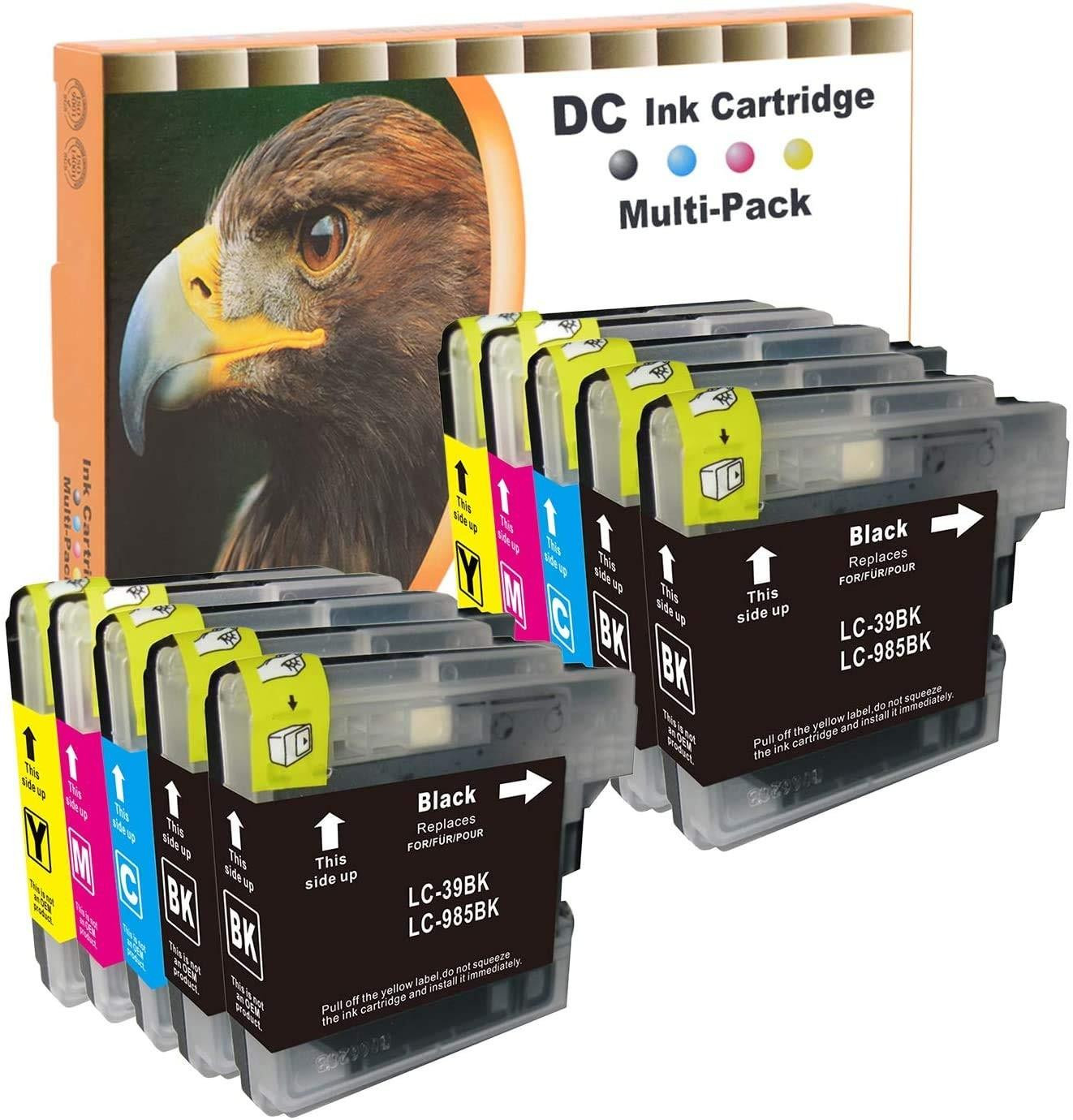 Merkloze compatibele inktpatronen voor Brother LC-985, 10 stuks