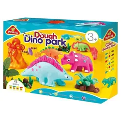 Künstliche Wimpern, Plasticine Set Dough Dino Park 4 Colors (Künstliche Wimpern)