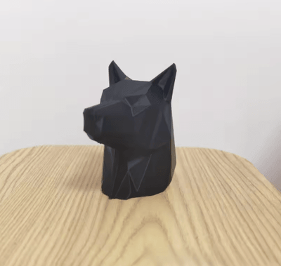 Inspire Picks Cool Dog Head Tow Ball Cover 50mm Trailer Hitch Protector Cap For Cars black